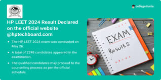 HP LEET 2024 Result Out @hptechboard.com, Get Direct Link & Counselling Schedule Here
